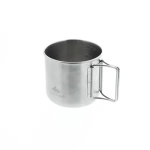 0.4 L Stainless Steel Cup 500 for hiking and camping.