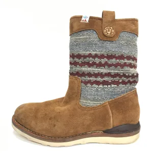 [10] Visvim 11SS Wabanaki Boots Folk Blanket Brown