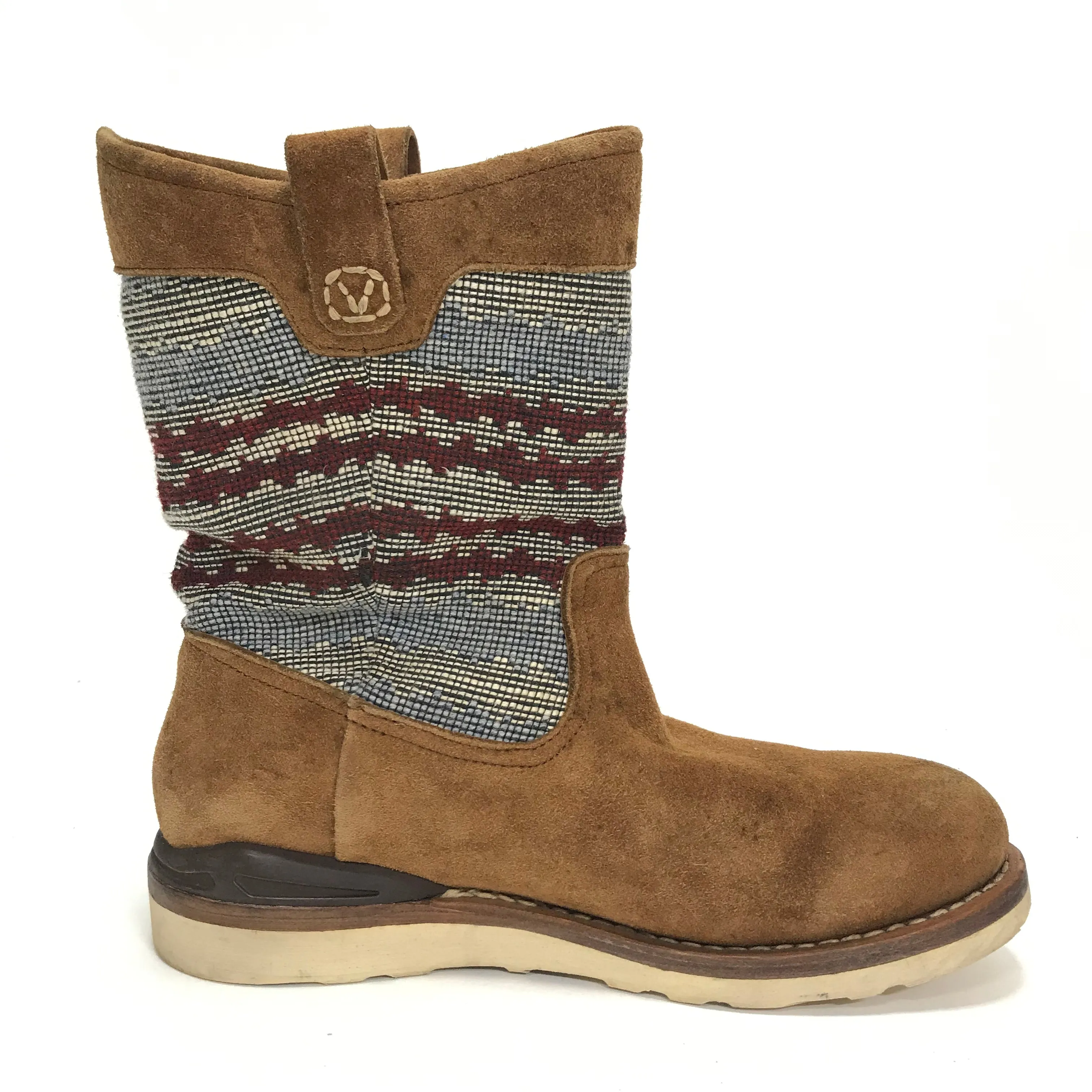[10] Visvim 11SS Wabanaki Boots Folk Blanket Brown