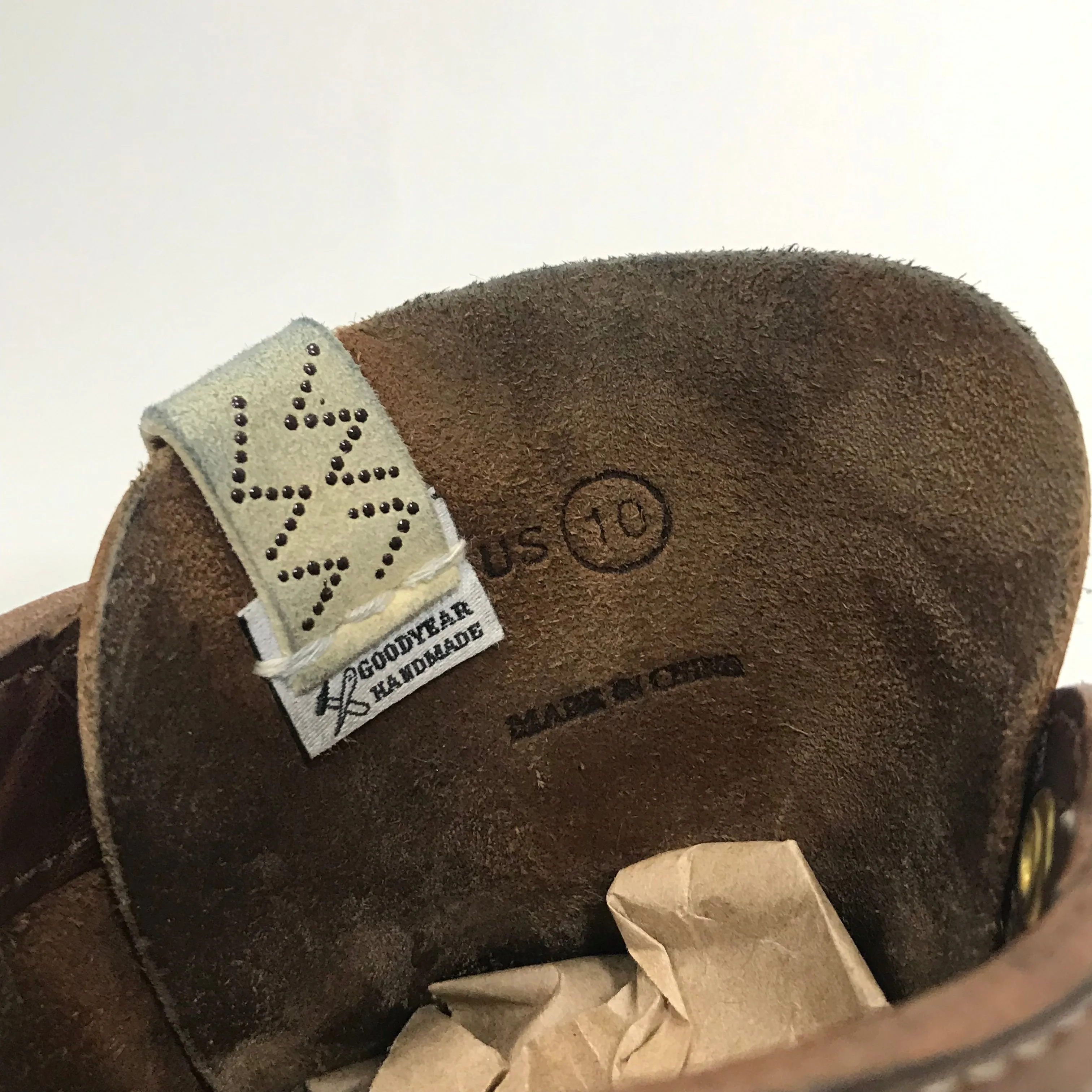 [10] Visvim 18AW Brigadier Boots Mid Folk Leather Brown