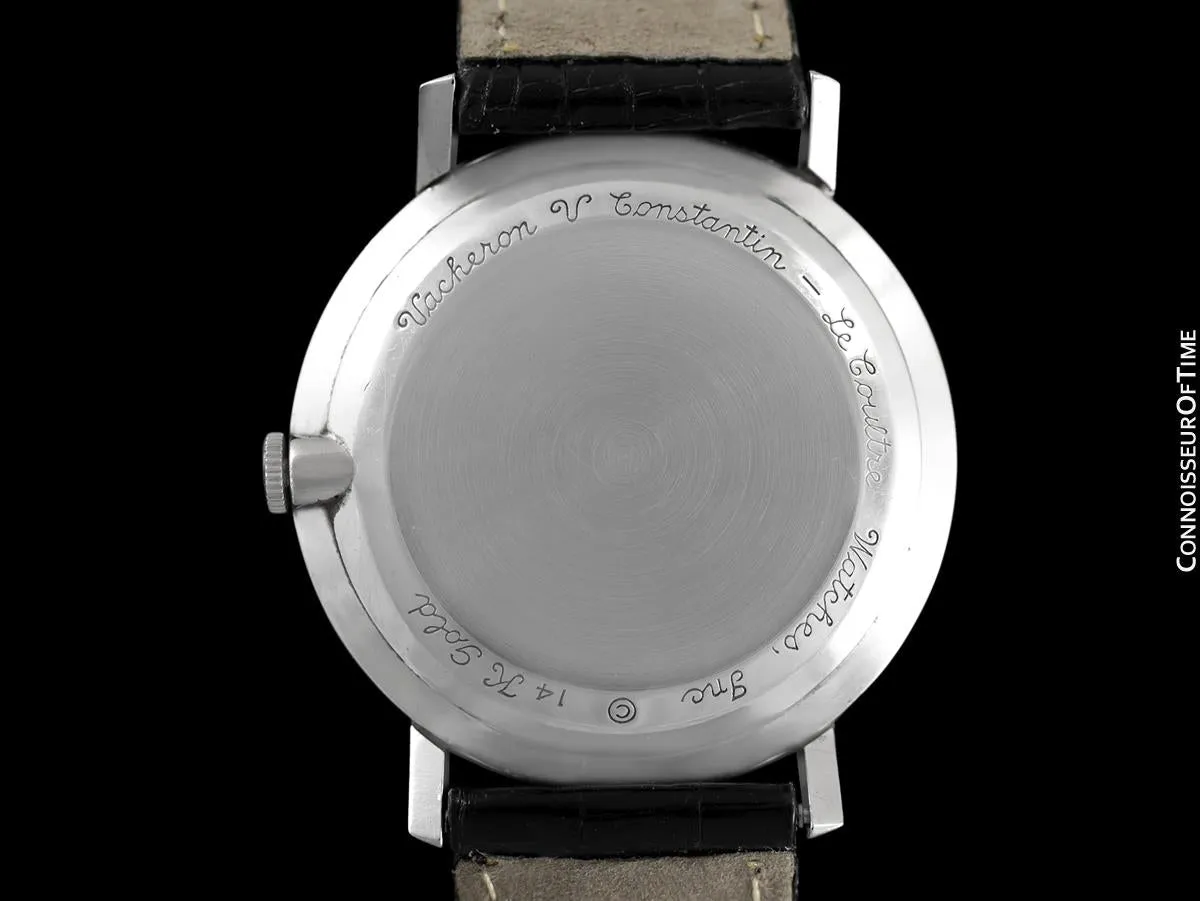 1957 Jaeger-LeCoultre / Vacheron & Constantin Vintage Galaxy Mystery Dial - 14K White Gold and Diamonds
