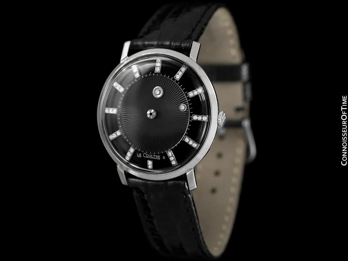 1957 Jaeger-LeCoultre / Vacheron & Constantin Vintage Galaxy Mystery Dial - 14K White Gold and Diamonds