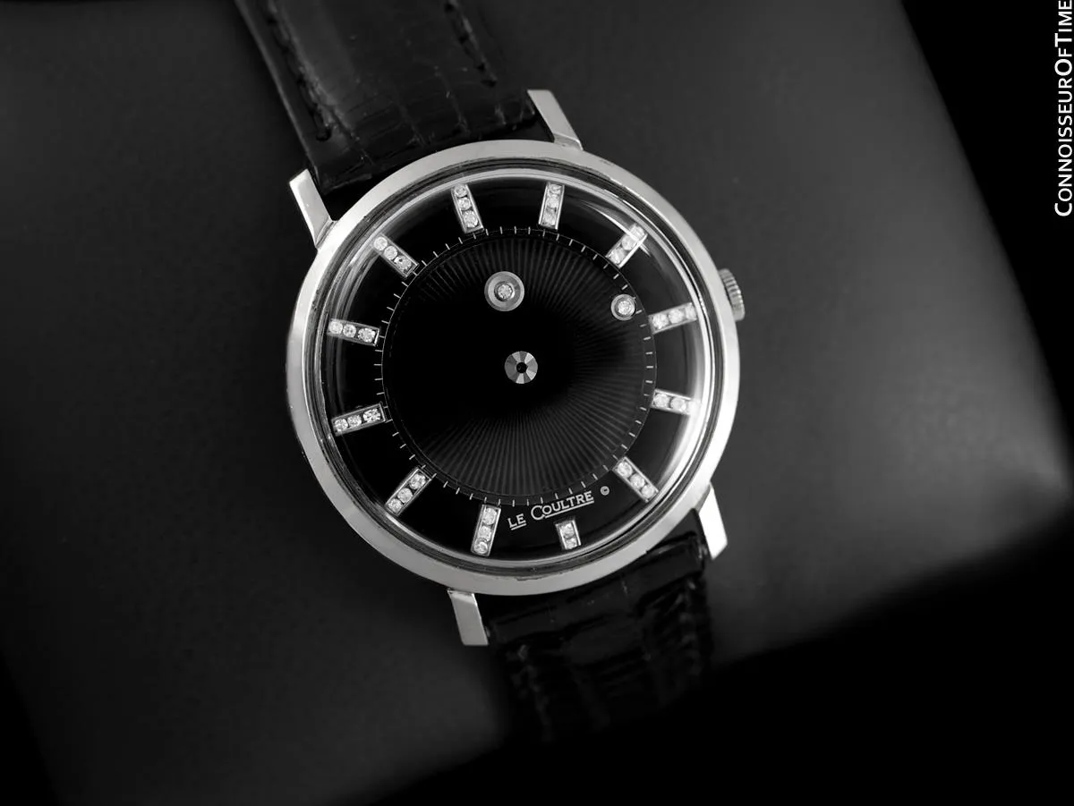 1957 Jaeger-LeCoultre / Vacheron & Constantin Vintage Galaxy Mystery Dial - 14K White Gold and Diamonds