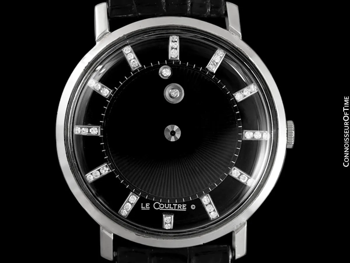 1957 Jaeger-LeCoultre / Vacheron & Constantin Vintage Galaxy Mystery Dial - 14K White Gold and Diamonds