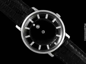 1957 Jaeger-LeCoultre / Vacheron & Constantin Vintage Galaxy Mystery Dial - 14K White Gold and Diamonds