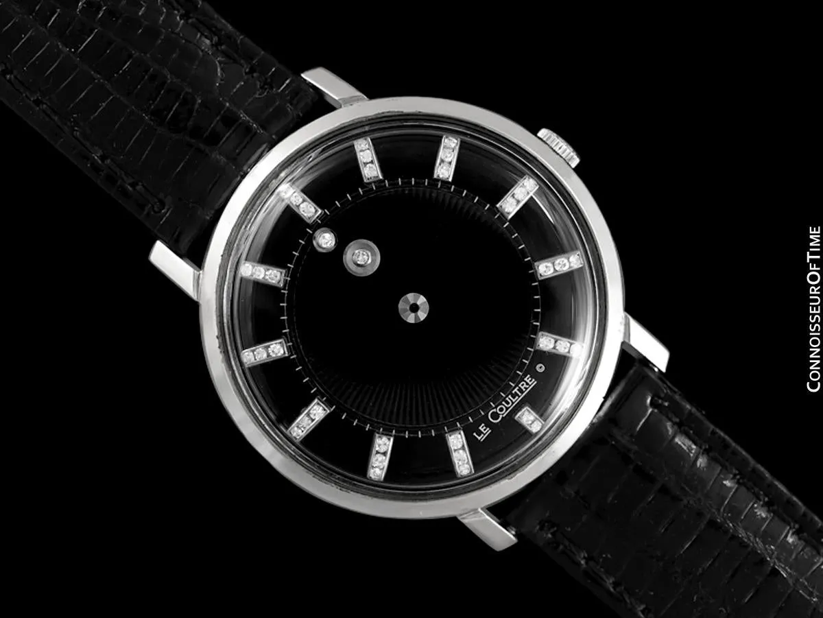 1957 Jaeger-LeCoultre / Vacheron & Constantin Vintage Galaxy Mystery Dial - 14K White Gold and Diamonds