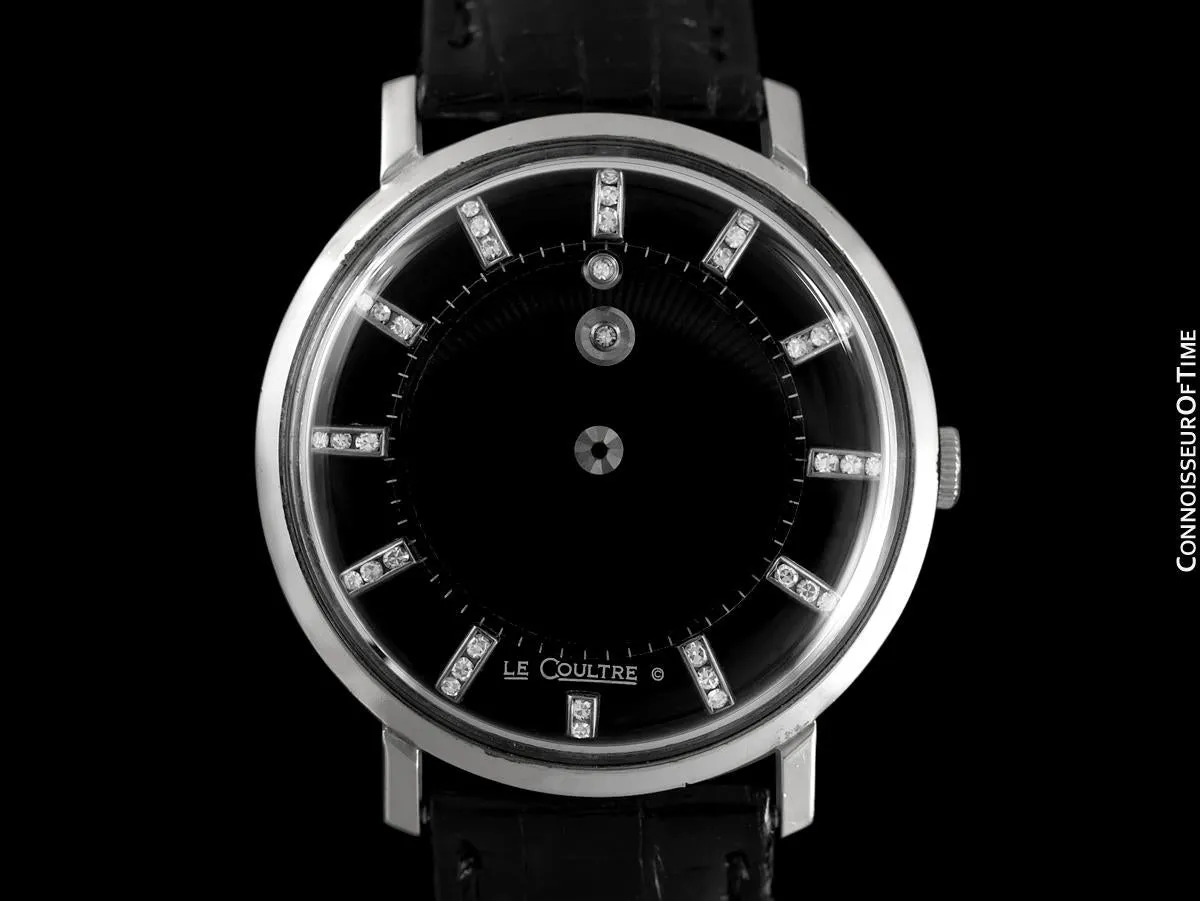 1957 Jaeger-LeCoultre / Vacheron & Constantin Vintage Galaxy Mystery Dial - 14K White Gold and Diamonds