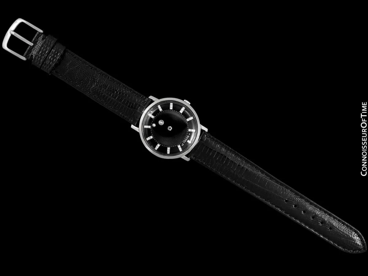 1957 Jaeger-LeCoultre / Vacheron & Constantin Vintage Galaxy Mystery Dial - 14K White Gold and Diamonds