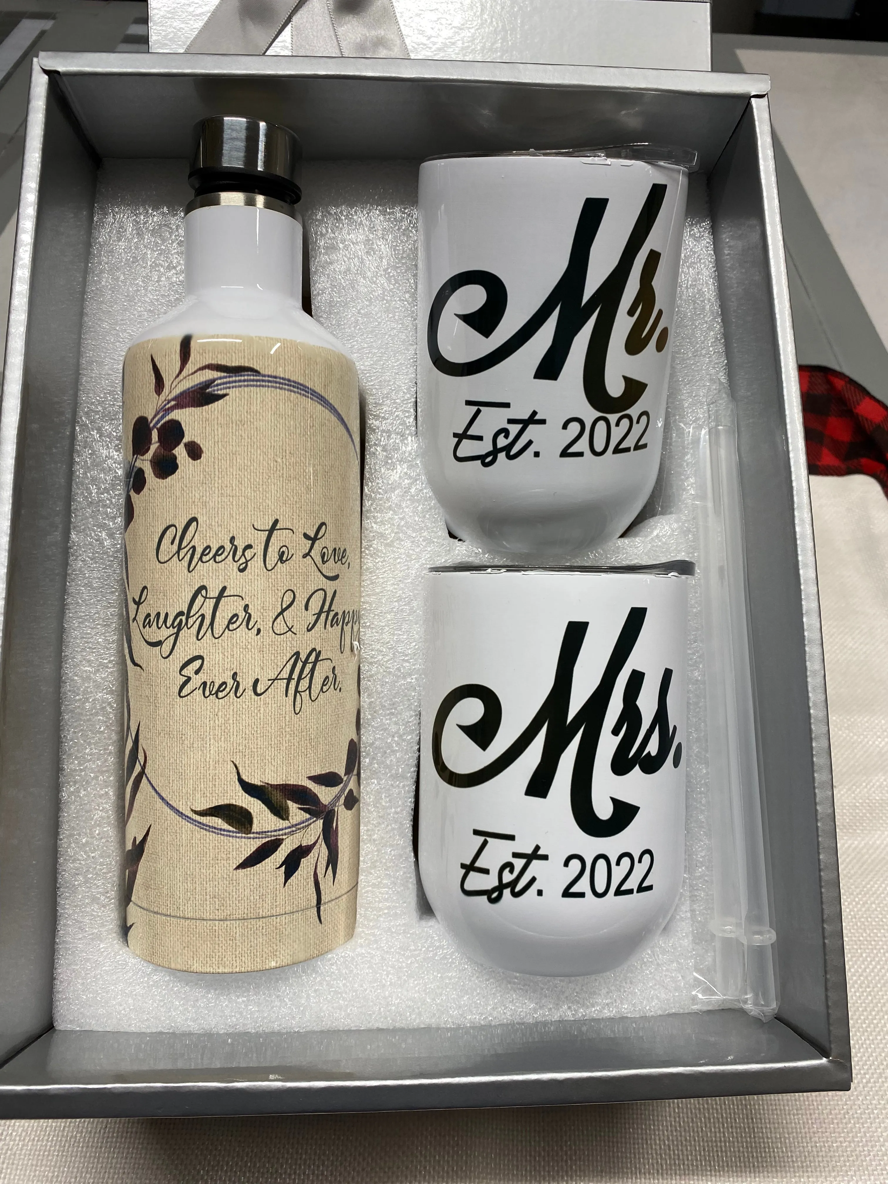 3 Piece Wine Tumbler Gift Set