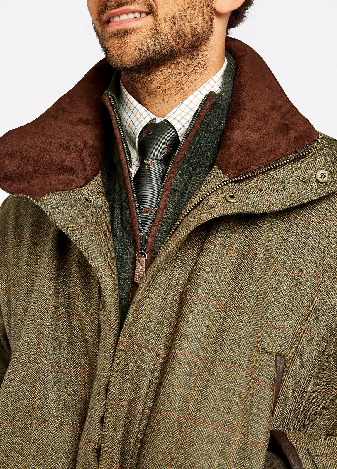 40% OFF DUBARRY Ballinturbet Shooting Jacket - Mens Tweed - Cedar - Size: MEDIUM