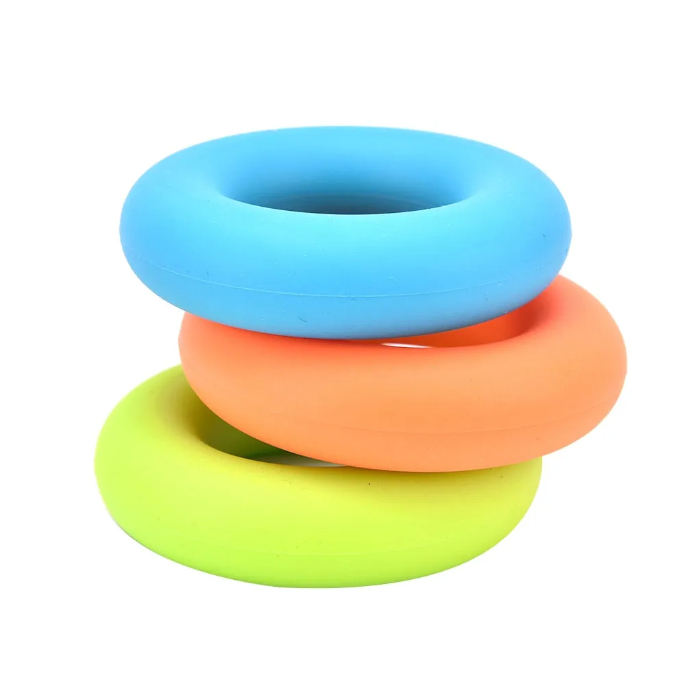 7cm Diameter Strength Hand Grip Ring Muscle Power Training Rubber Ring