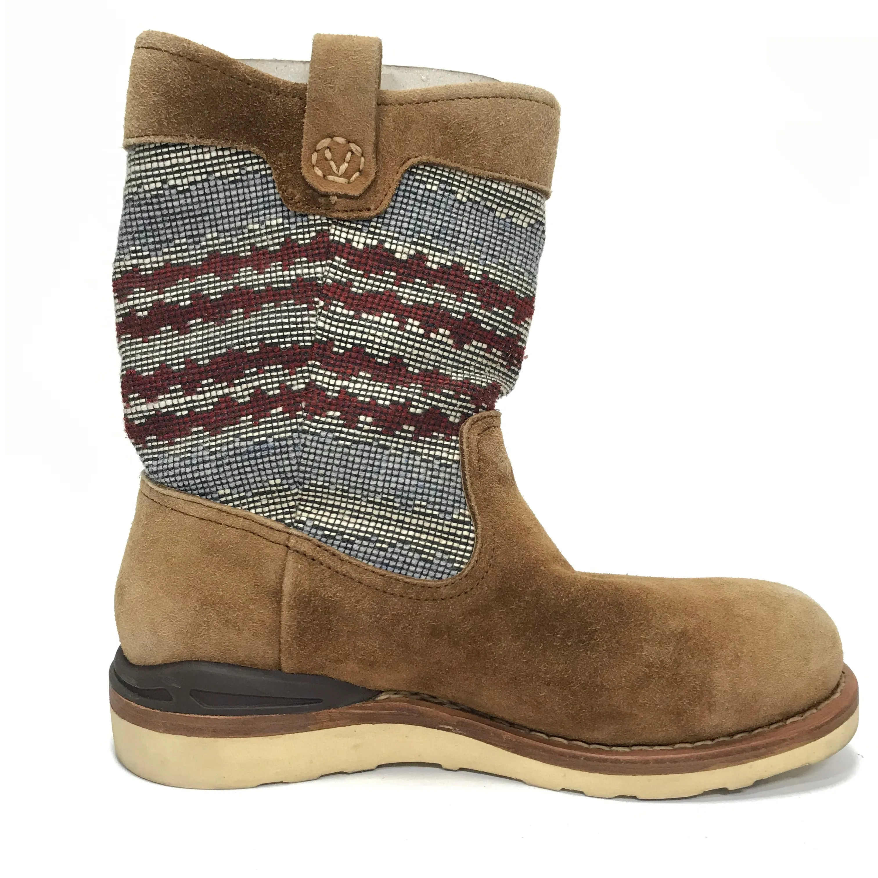 [8] Visvim 11SS Wabanaki Boots Folk Blanket Brown