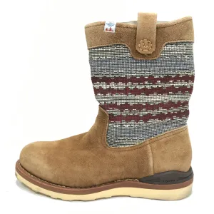 [8] Visvim 11SS Wabanaki Boots Folk Blanket Brown