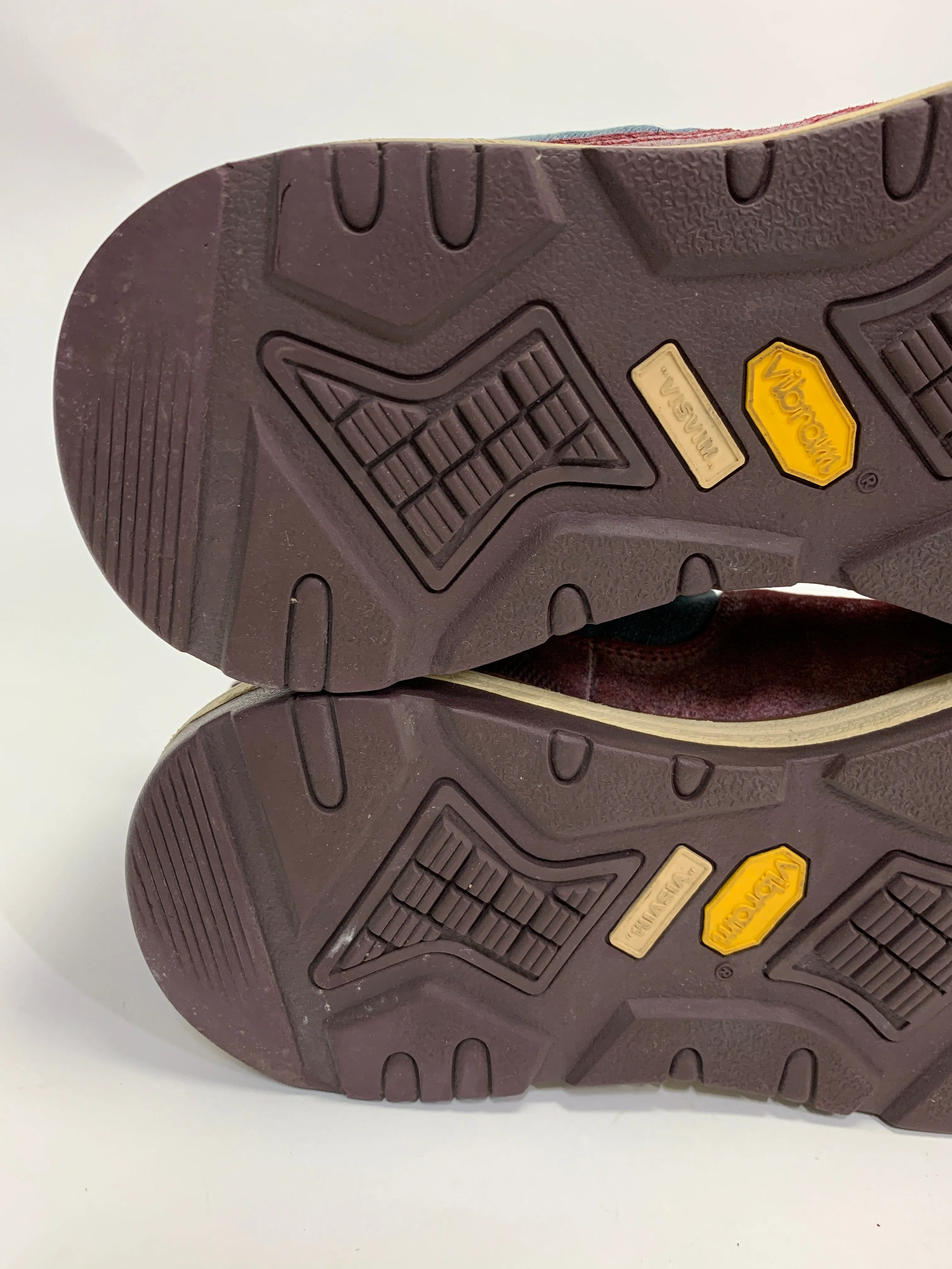 [9] Visvim Serra Boots (Denim) Burgundy