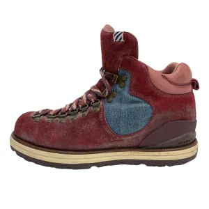 [9] Visvim Serra Boots (Denim) Burgundy