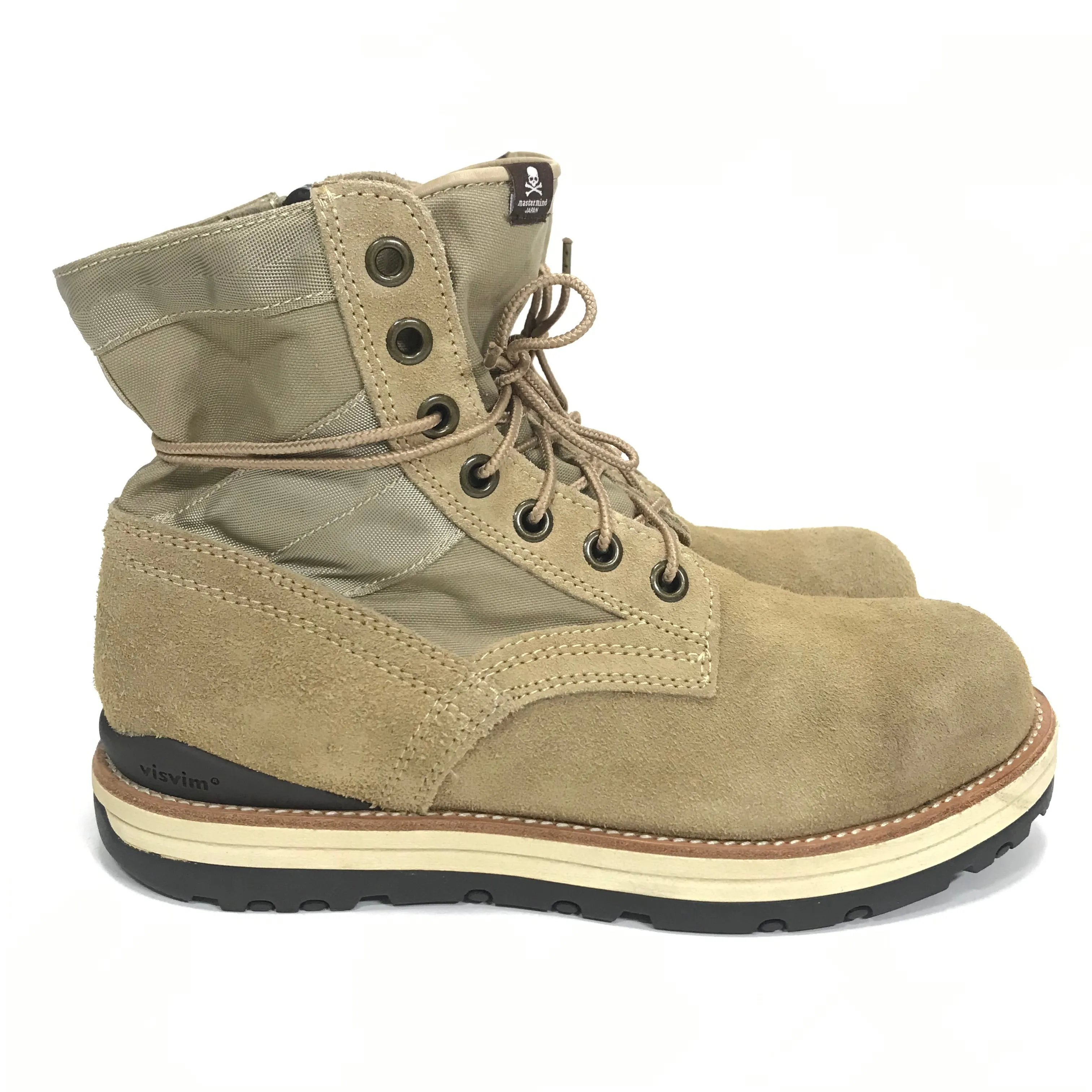 [9] Visvim x Mastermind Japan MMJ 7 Hole Boots Suede