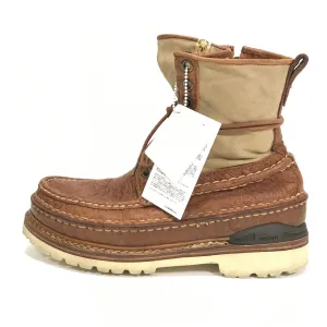[9.5] Visvim Grizzly Boots Mid Folk Brown