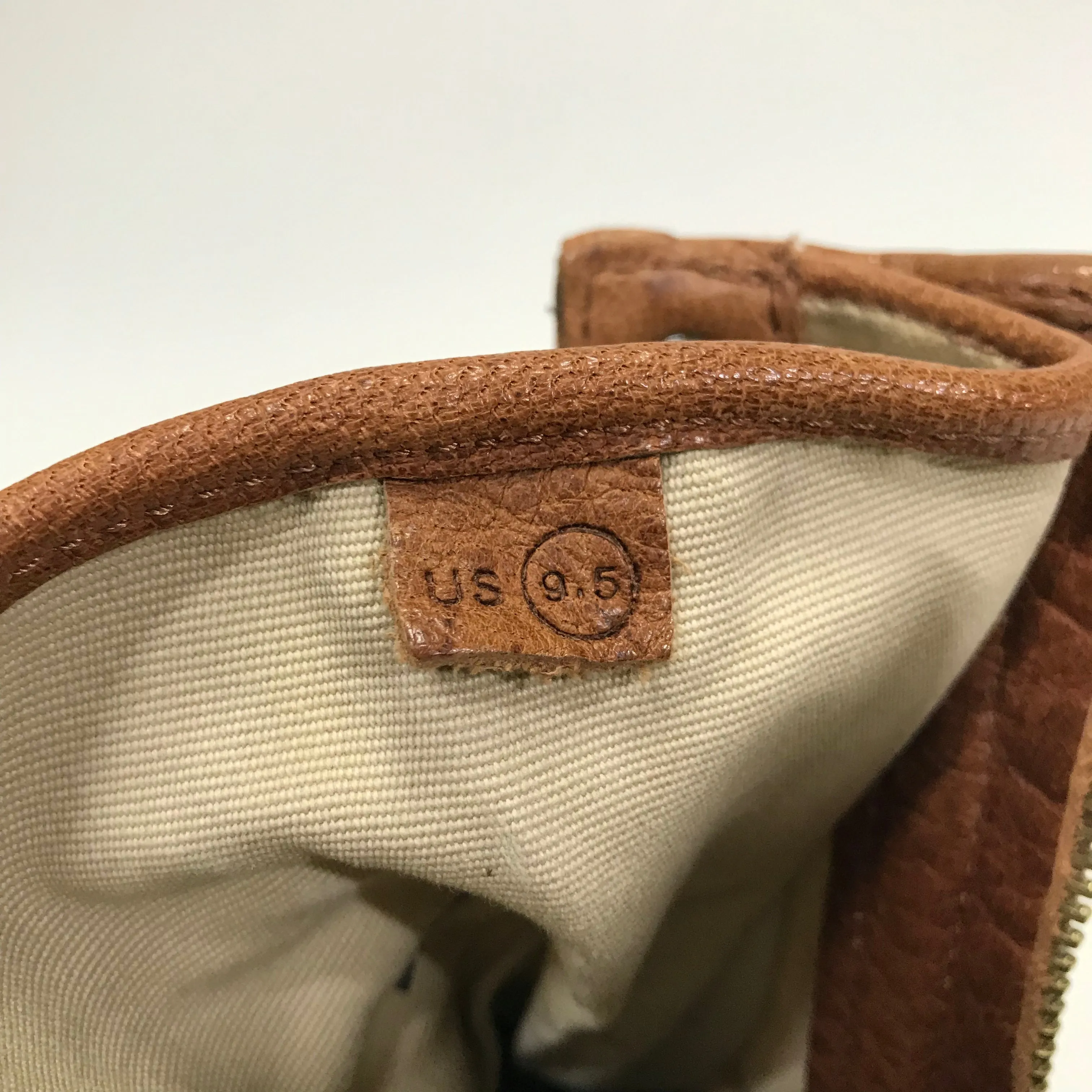 [9.5] Visvim Grizzly Boots Mid Folk Brown