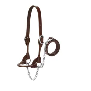 AC804000-50-01 Halter Rounded Show-Brn- Md (950-1500)