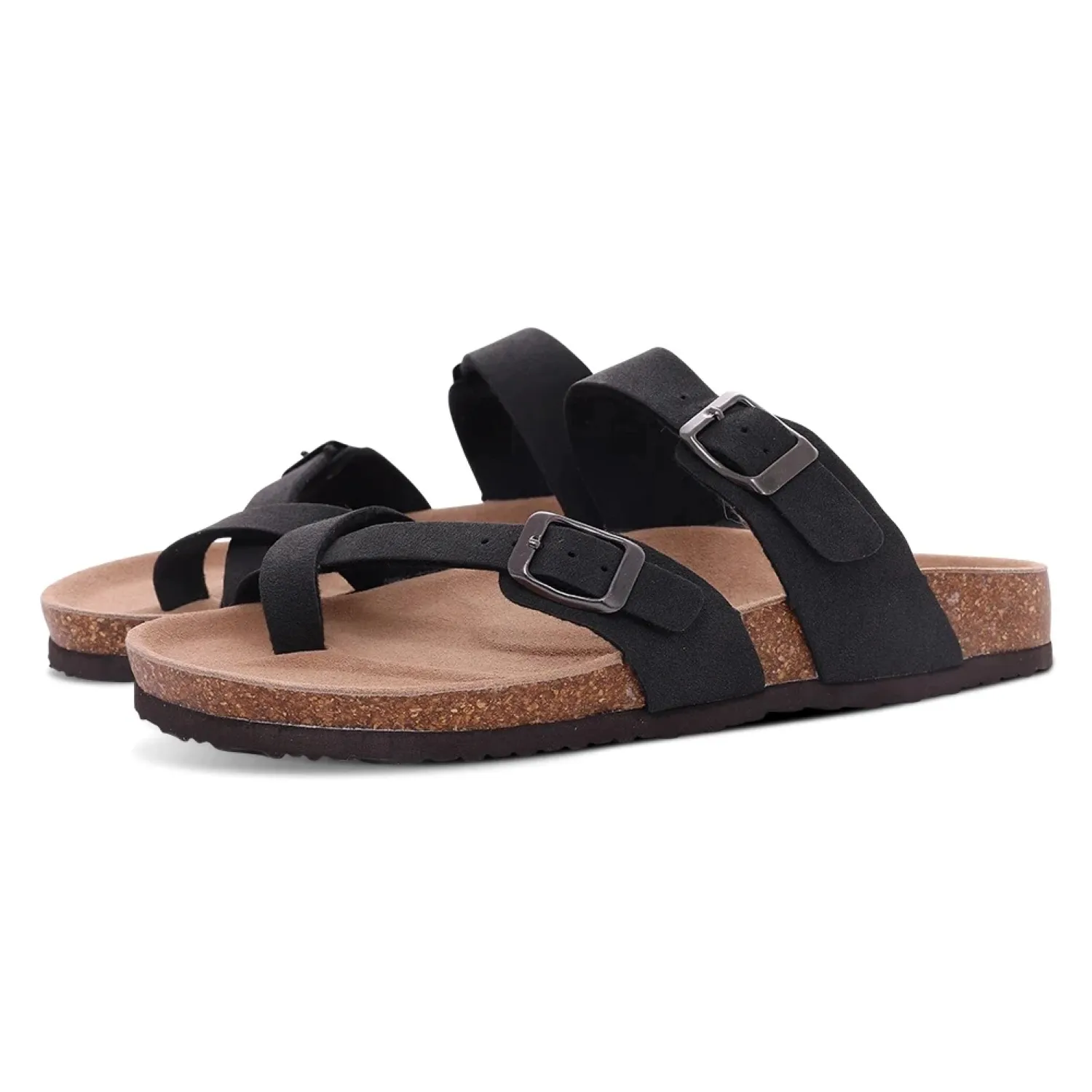 Adelina® | Cork Heel Sandals