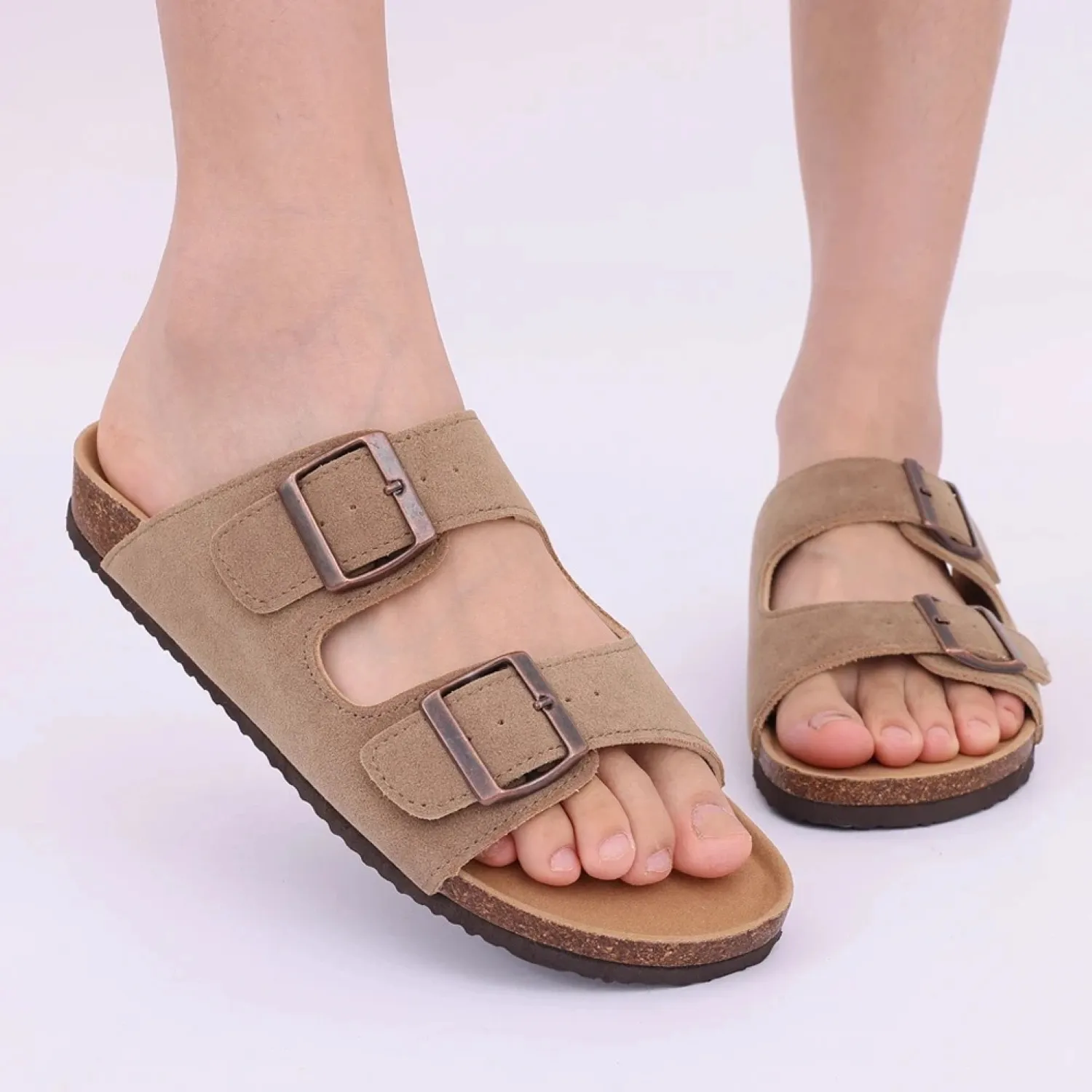 Adelina® | Cork Heel Sandals