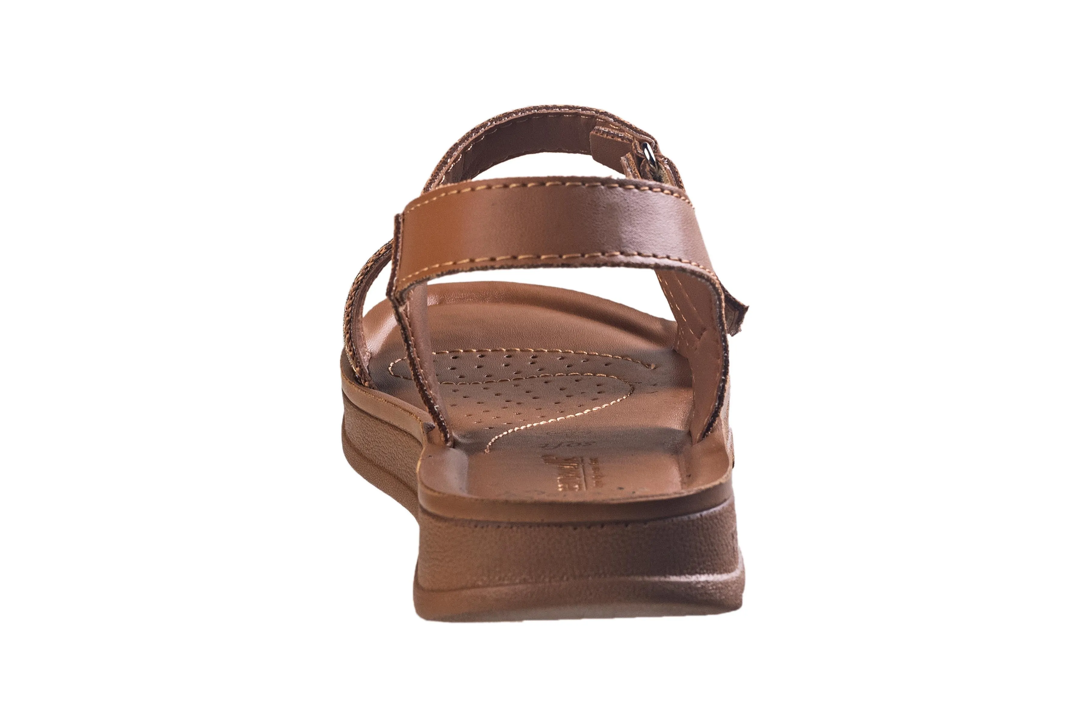 Aerowalk Ladies Tan Sandal PU