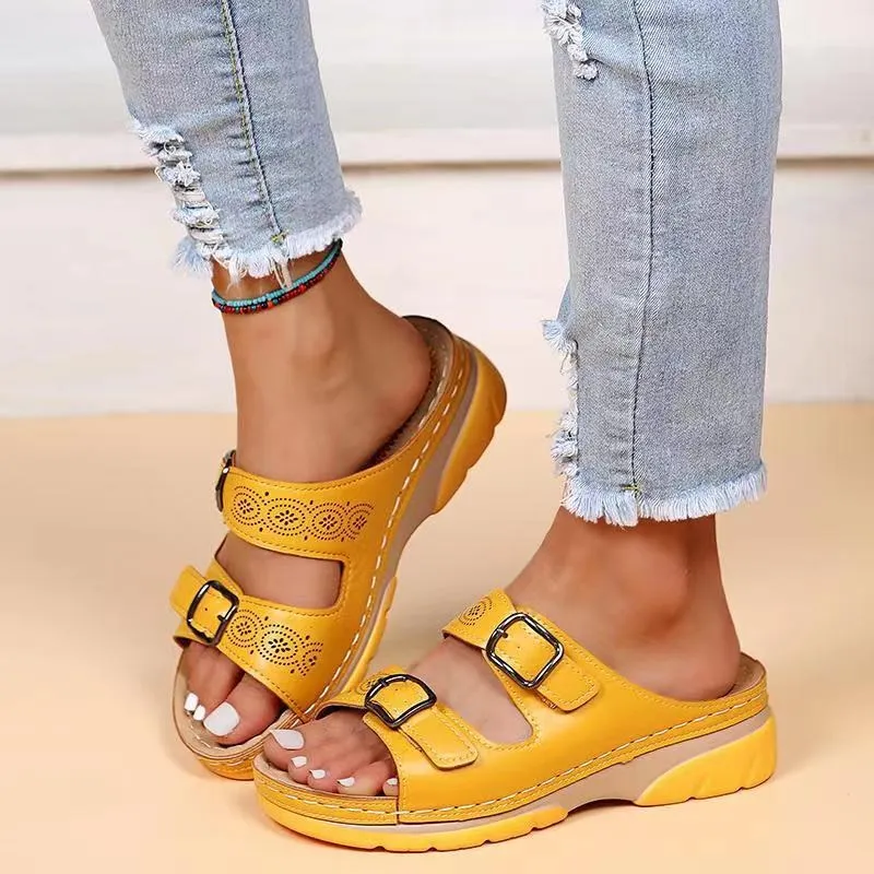 Alayna | Orthopedic Leather Stylish Sandals for Women