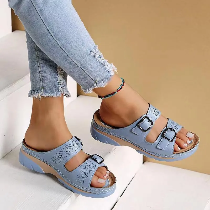 Alayna | Orthopedic Leather Stylish Sandals for Women