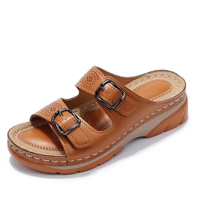 Alayna | Orthopedic Leather Stylish Sandals for Women