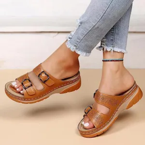 Alayna | Orthopedic Leather Stylish Sandals for Women