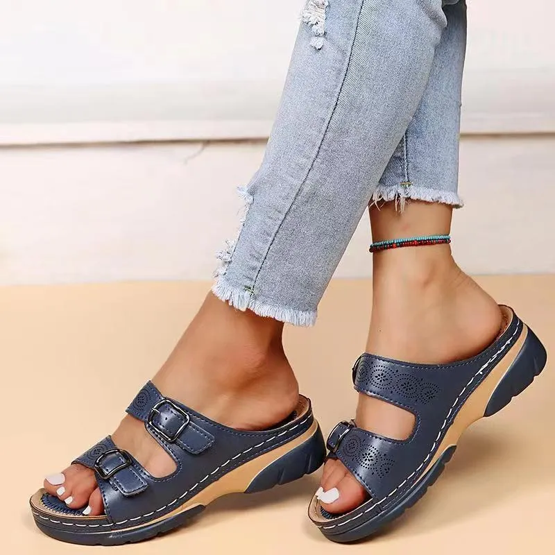 Alayna | Orthopedic Leather Stylish Sandals for Women