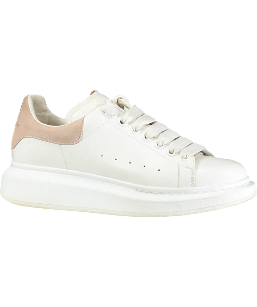 Alexander McQueen White Runway White/pink Suede Shoes UK 6.5 EU 39.5 👠