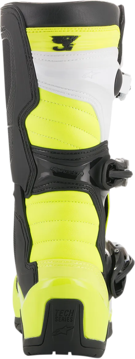ALPINESTARS(MX) Tech 3S Boots - Black/White/Yellow