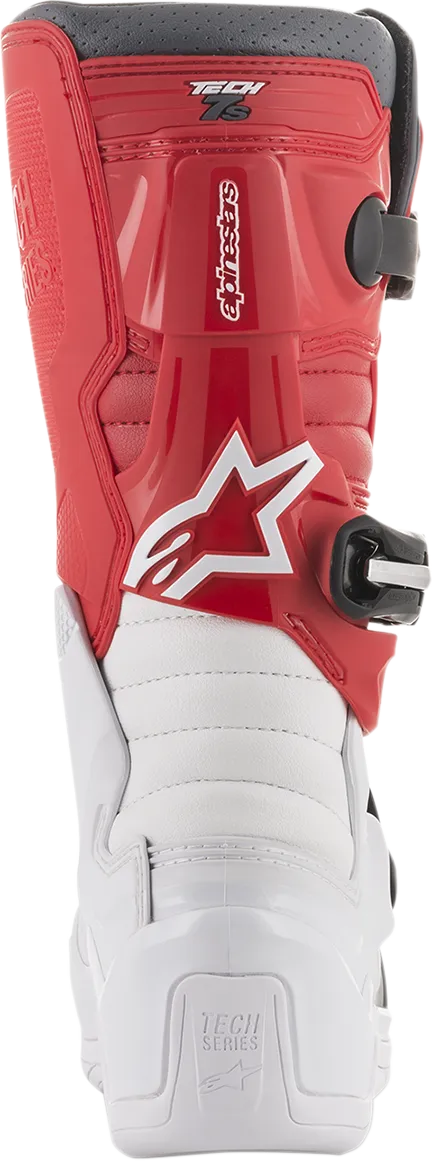 ALPINESTARS(MX) Tech 7S Boots - White/Red/Gray