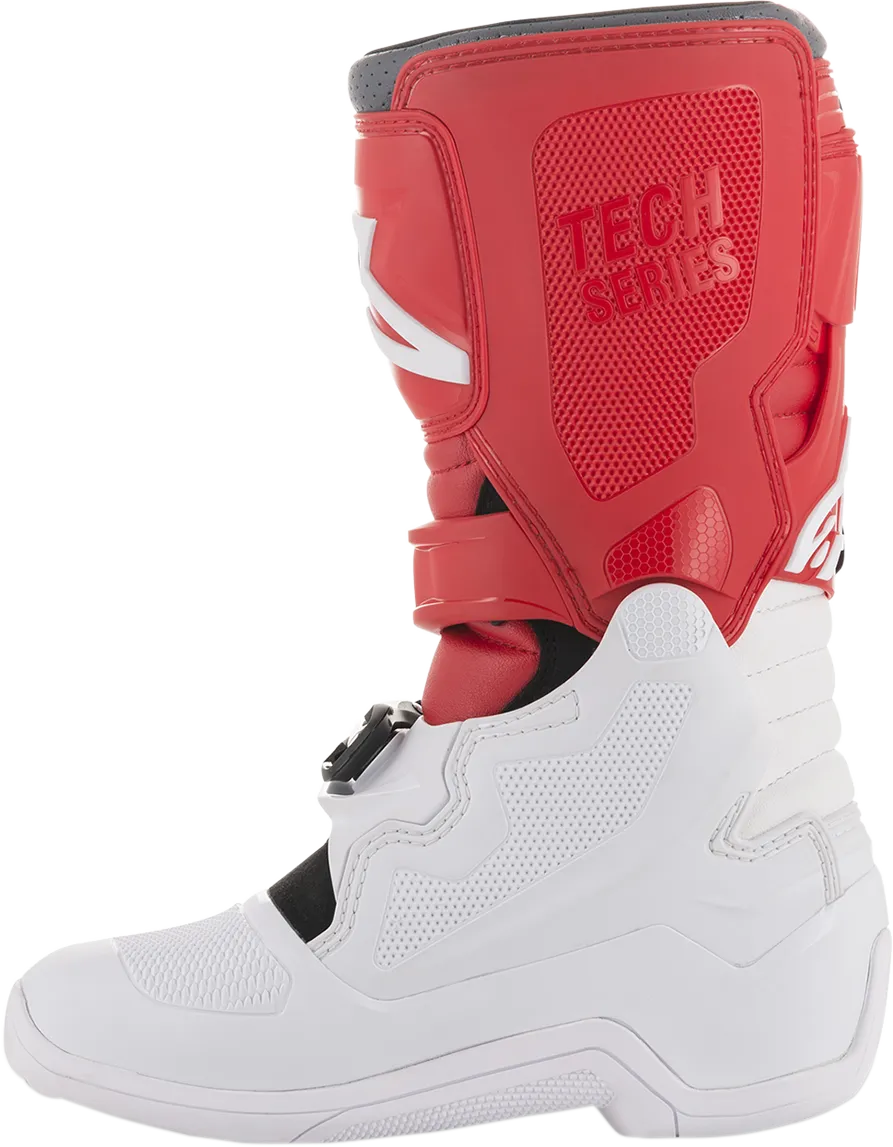 ALPINESTARS(MX) Tech 7S Boots - White/Red/Gray