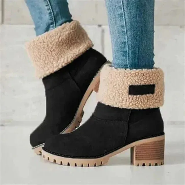 Arabella | Stylish Rollable Wool Boots for Women