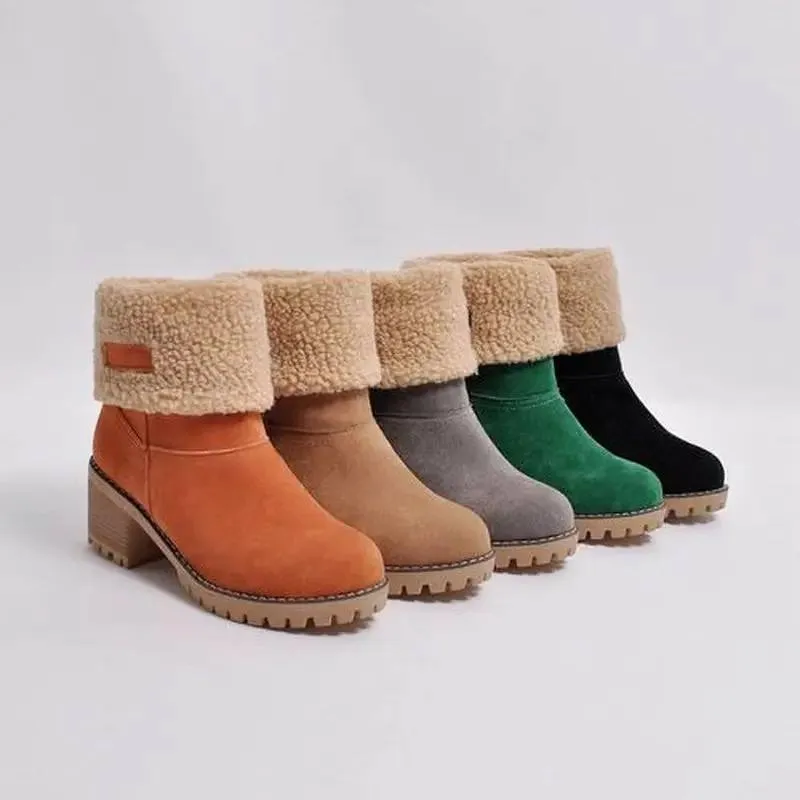 Arabella | Stylish Rollable Wool Boots for Women