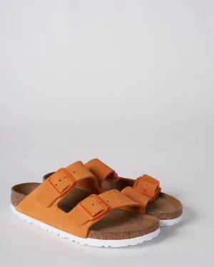 arizona soft footbed - russet orange suede