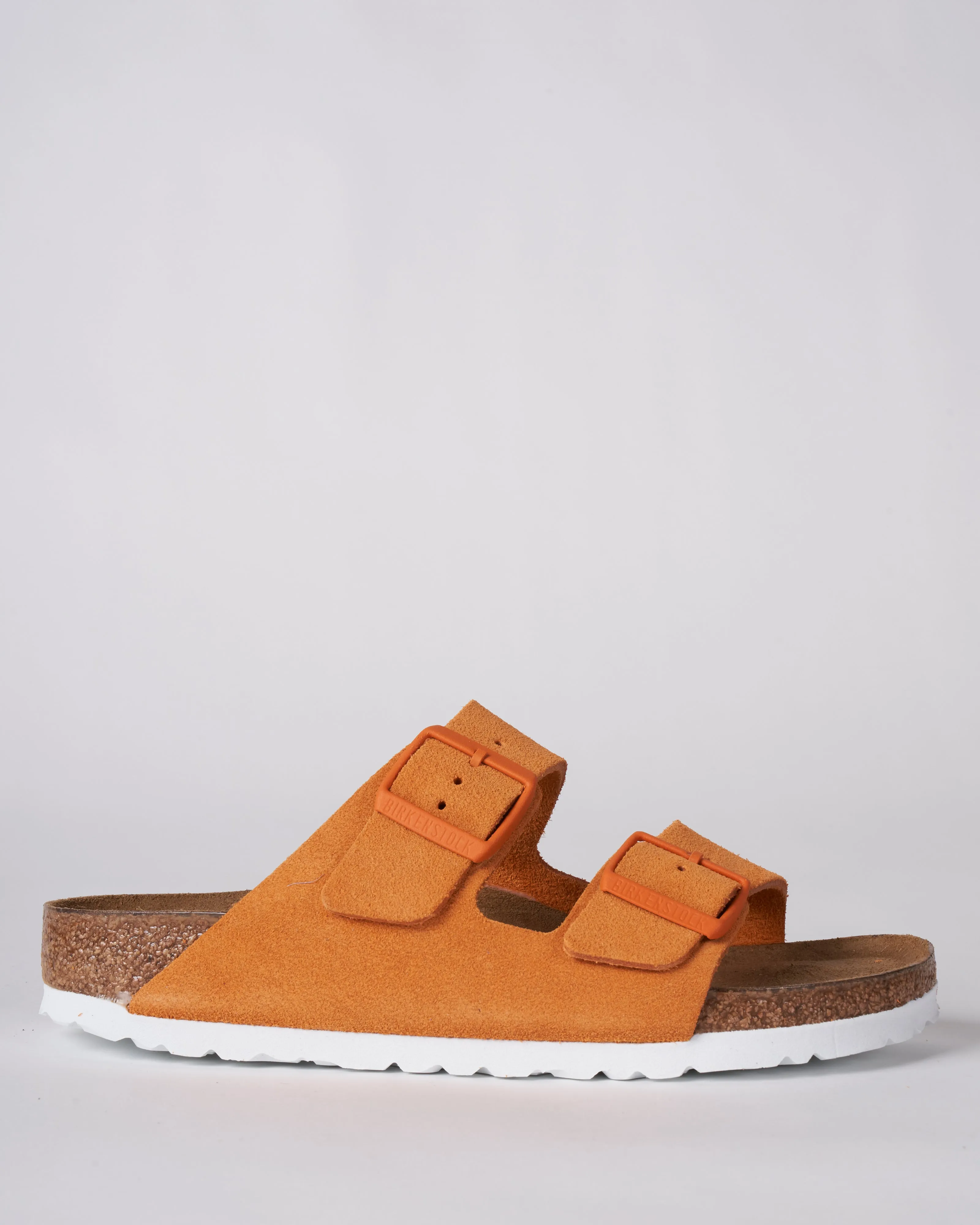 arizona soft footbed - russet orange suede