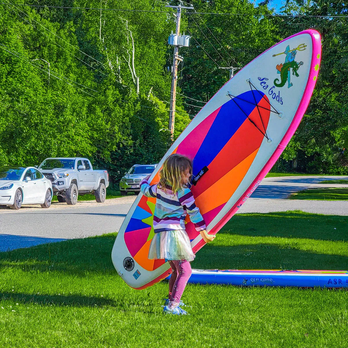 ASR 8' - Kids Inflatable Stand Up Paddleboard Package