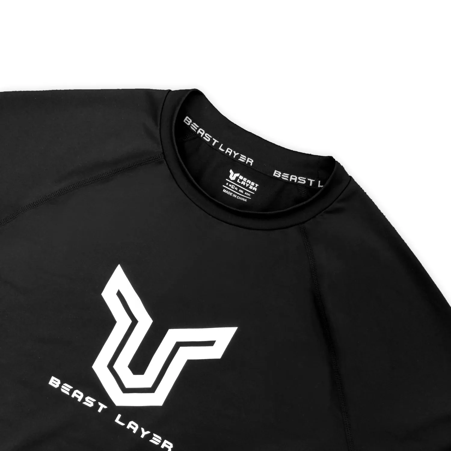 Beast Surf Shirt UPF50  Rash Guard for Men - Black