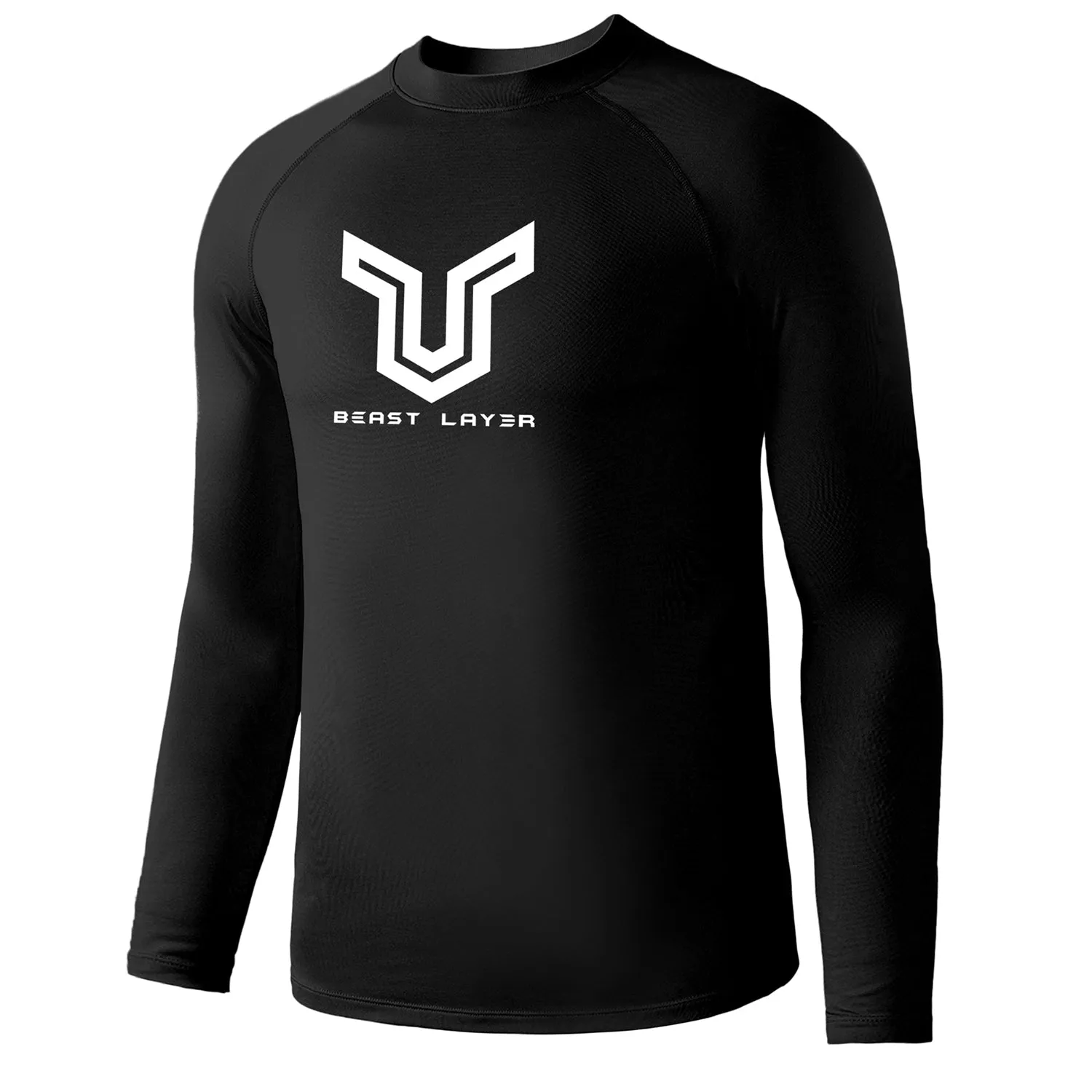 Beast Surf Shirt UPF50  Rash Guard for Men - Black