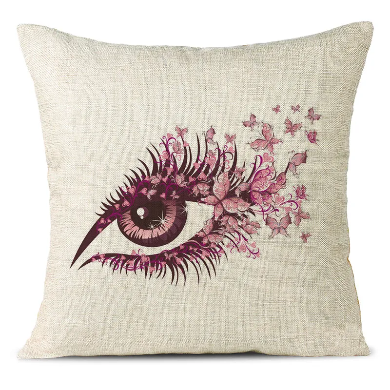 Beautiful Butterfly Linen Pillowcase