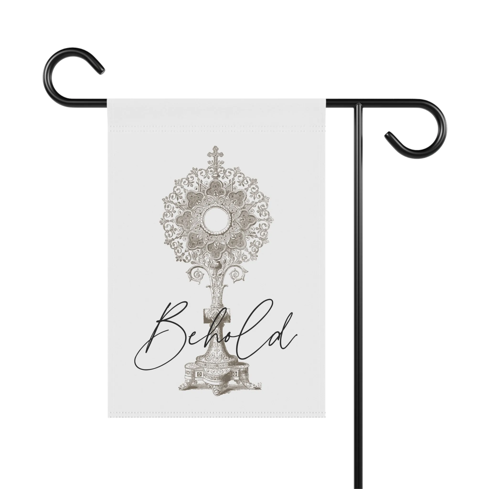 Behold: Traditional Catholic Garden Flag