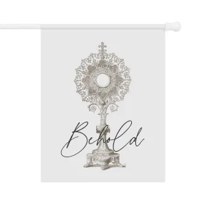Behold: Traditional Catholic Garden Flag