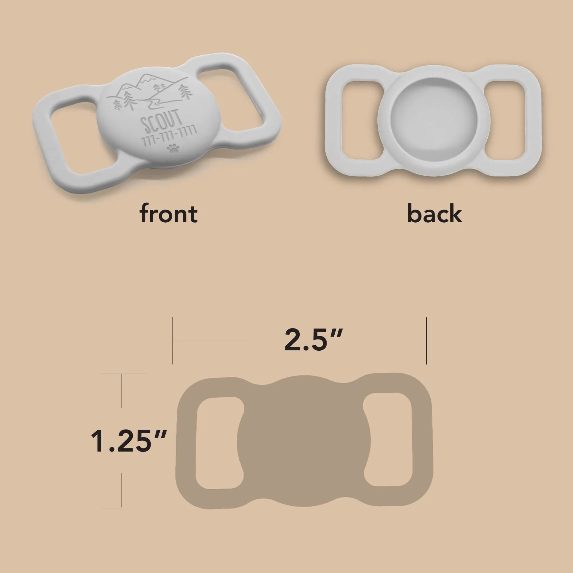 Blossom AirTag Holder