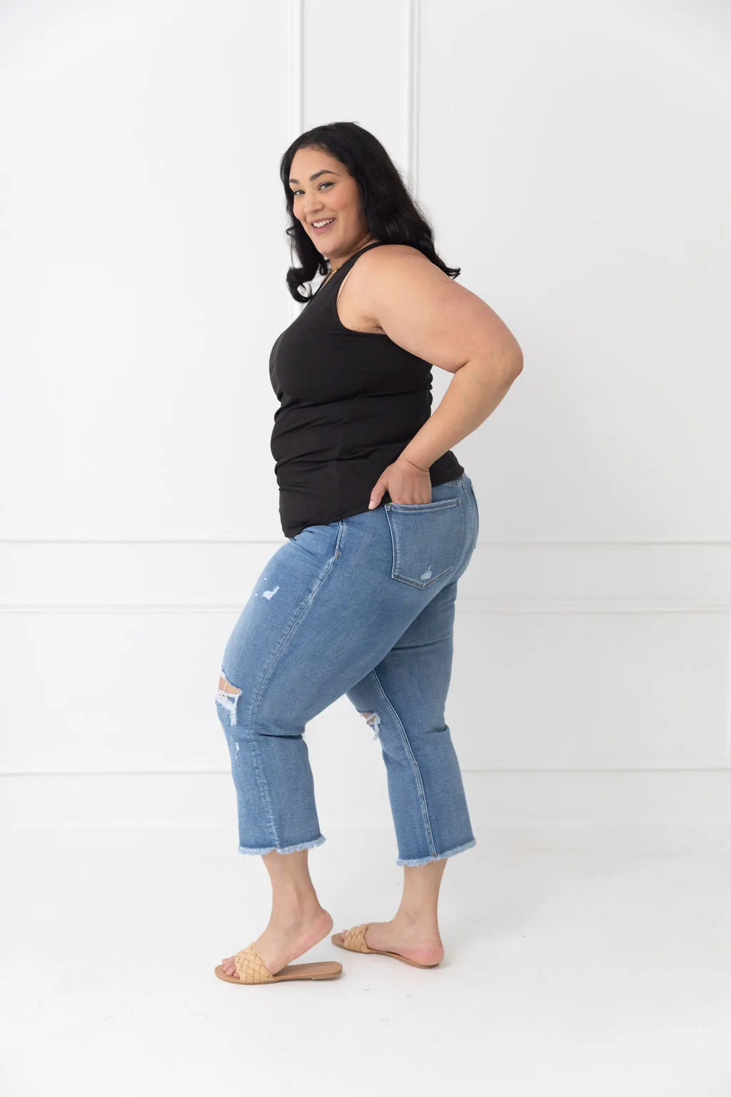 Bluebell Crop Straight By Lovervet by Vervet
