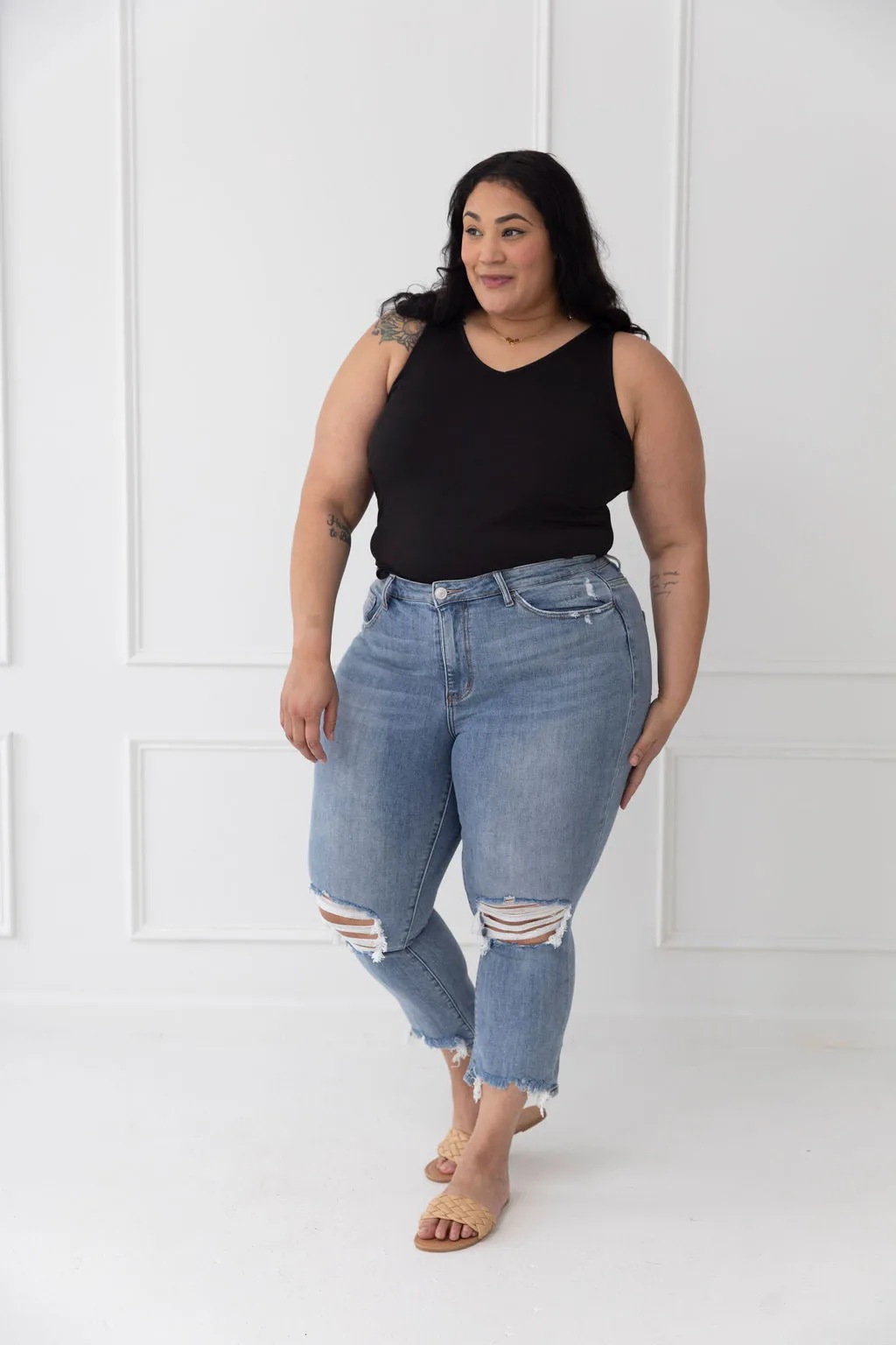 Bluebell Crop Straight By Lovervet by Vervet