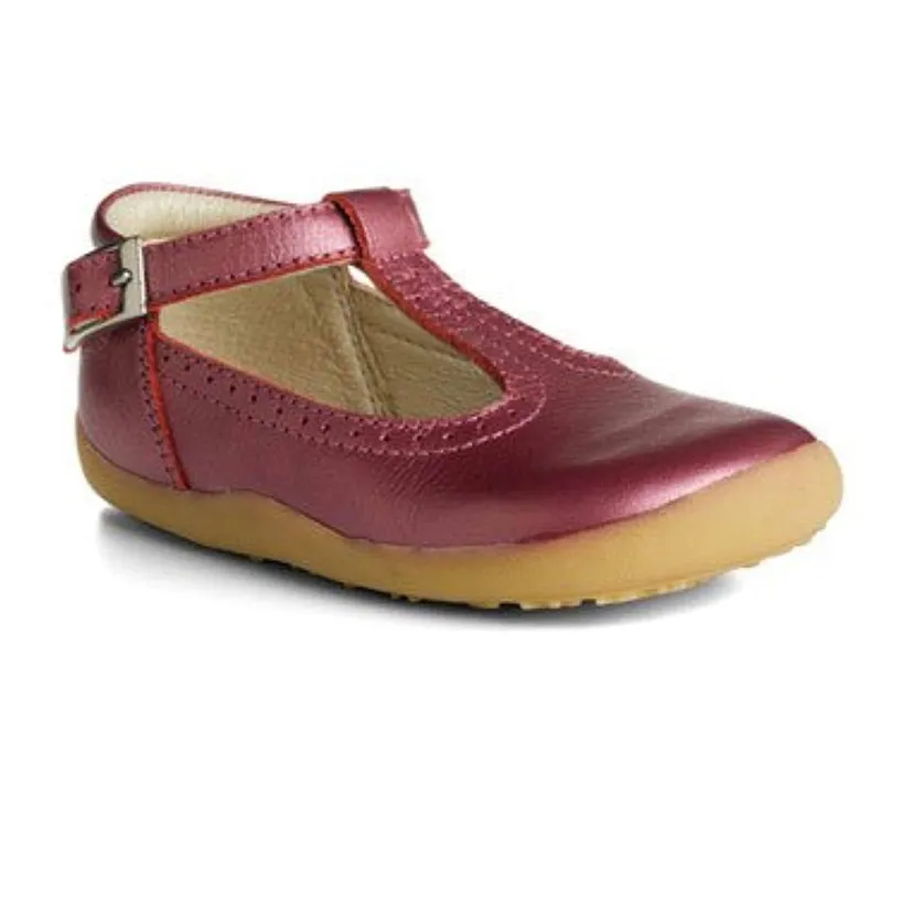 Bobux Rose Gloss T- Bar Shoes
