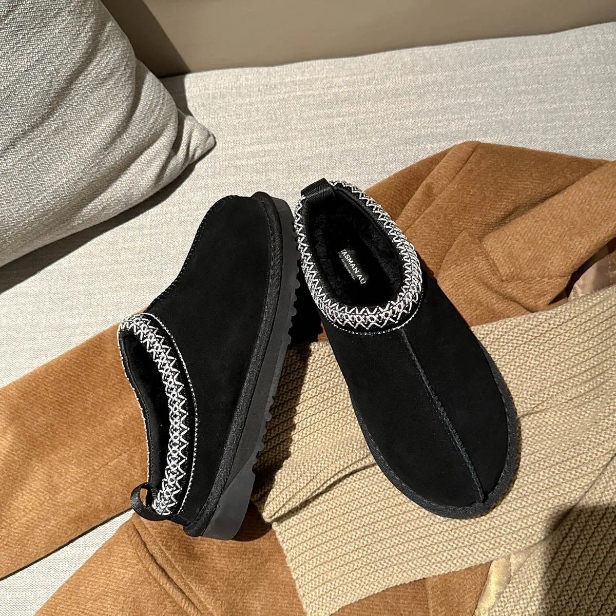 BOHEMIAN BACKLESS SLIPPERS 5885